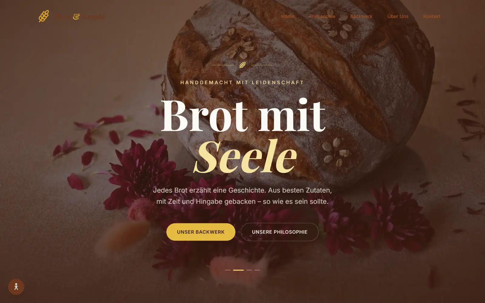 Bildschirmfoto von Herz & Kruste